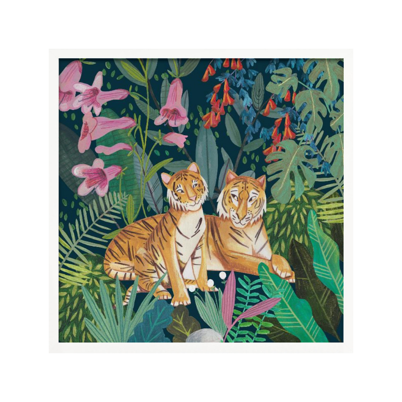 Cuadro "Tigers in the Jungle"
