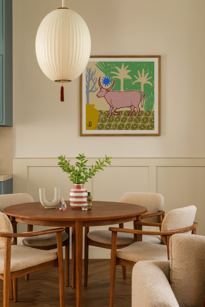 Cuadro "Azure Horned Oasis"