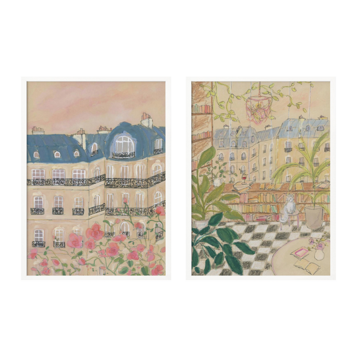 Set de cuadros "Parisian Daydreams"