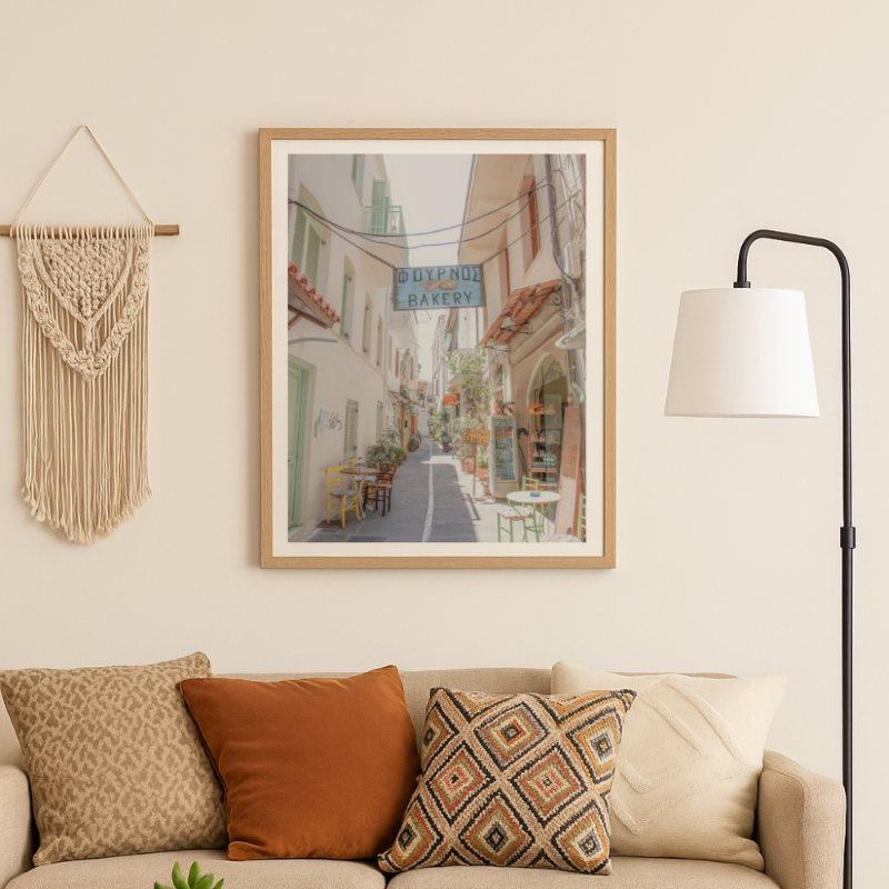 Cuadro "Street in Greece"