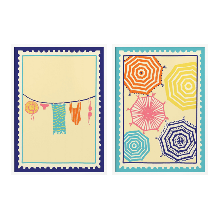 Set de cuadros "Beach Shades"