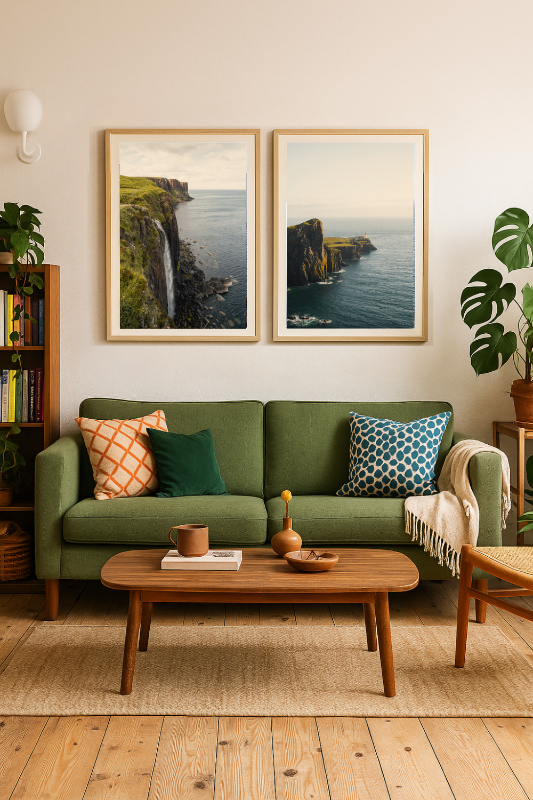 Cuadro "Kilt Rock and Mealt Falls"