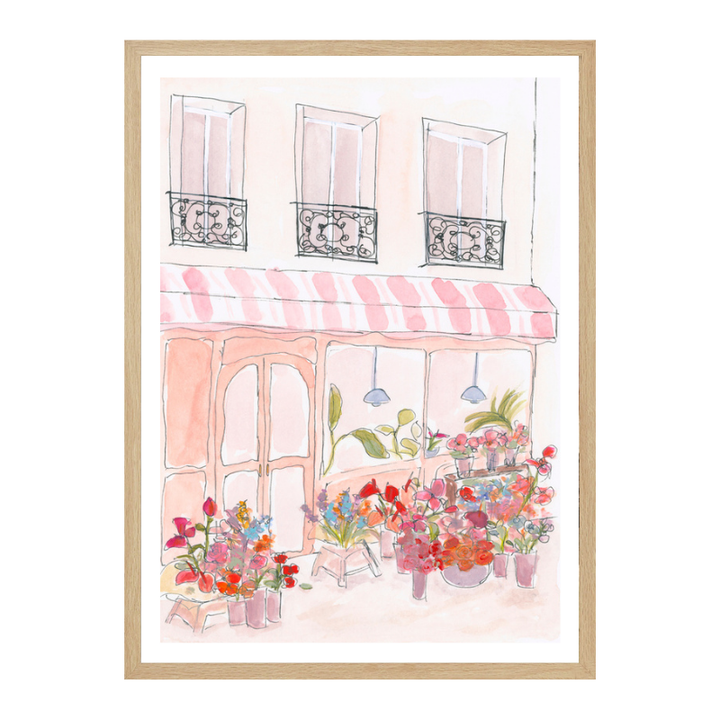 Cuadro "Pink Flower Shop"