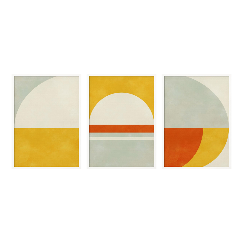 Set de cuadros "Solar Rhythm"