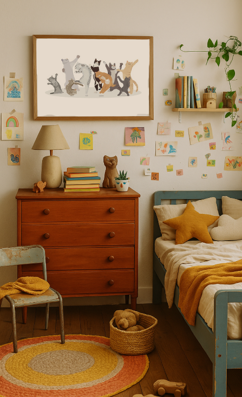 Cuadro "Dancing Cat"