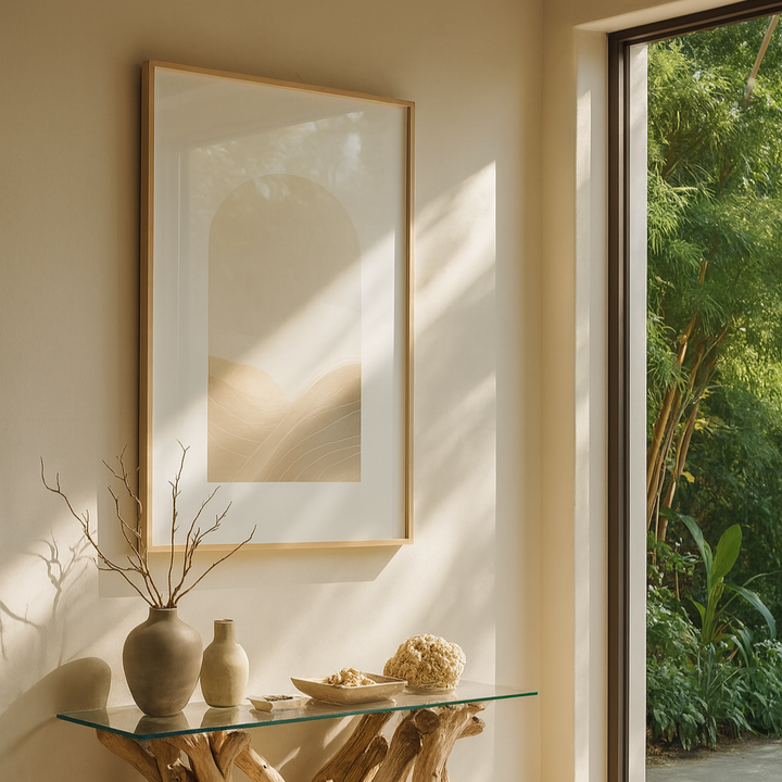 Cuadro "Beige Abstract Landscape"