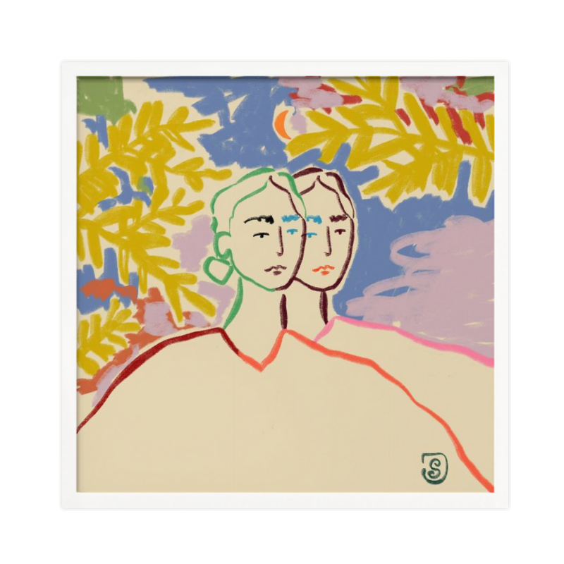 Cuadro "Dual Serenity"