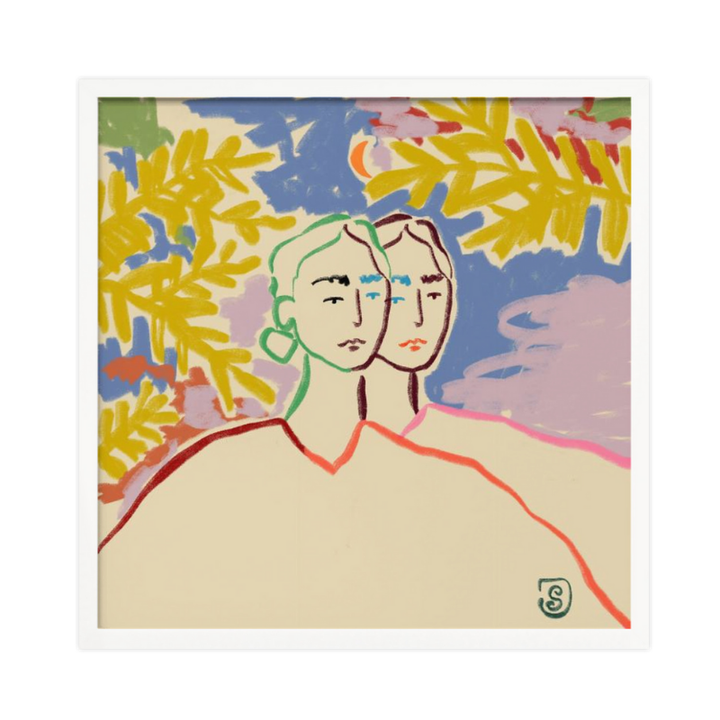 Cuadro "Dual Serenity"