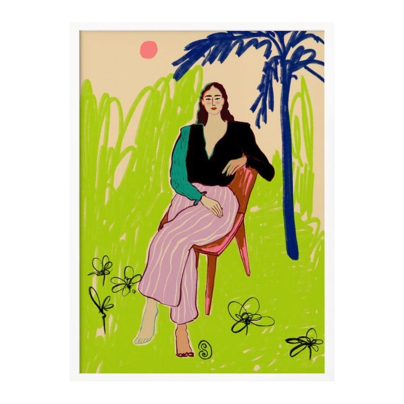 Cuadro "Relaxed Woman"