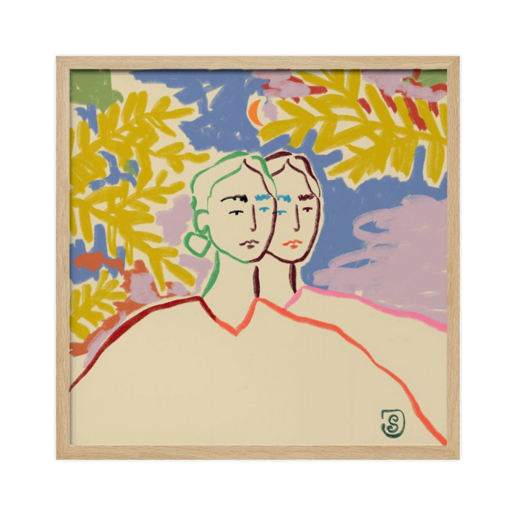 Cuadro "Dual Serenity"