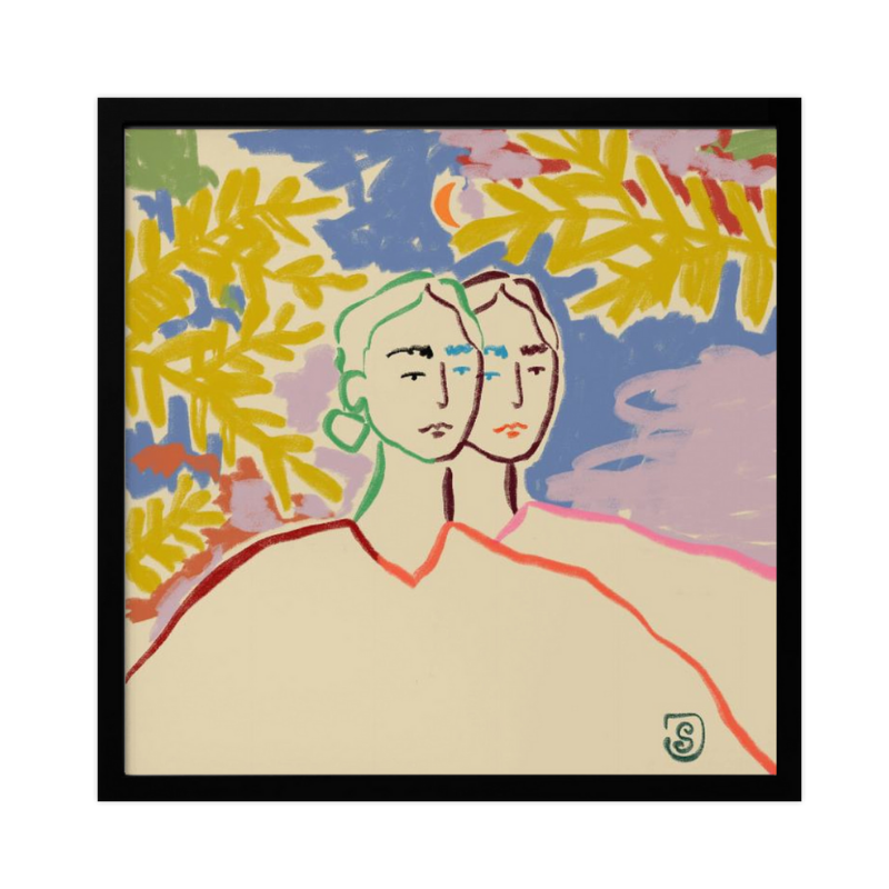 Cuadro "Dual Serenity"