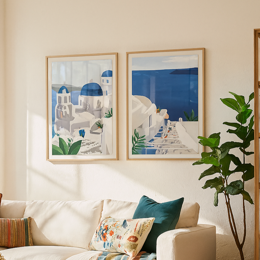 Cuadro "Santorini Island"