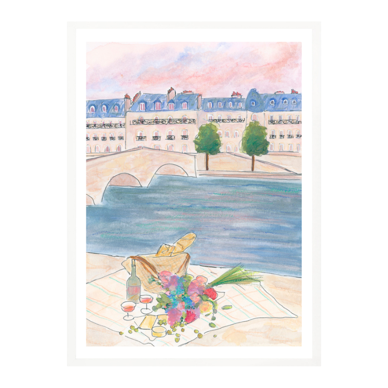 Cuadro "Paris Picnic At the Seine"