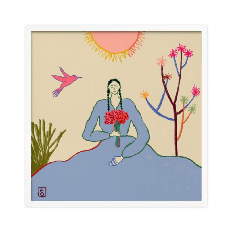 Cuadro "Serene Blossom Embrace"