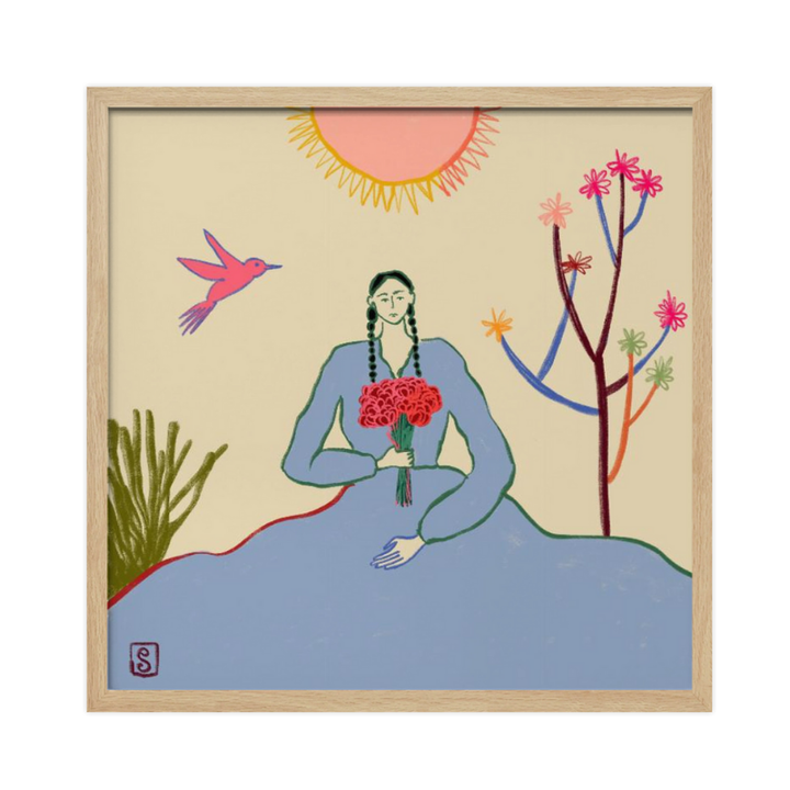 Cuadro "Serene Blossom Embrace"