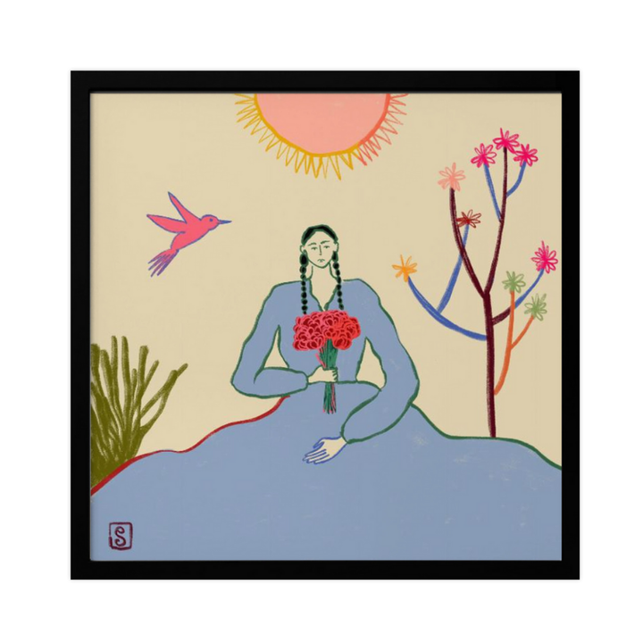 Cuadro "Serene Blossom Embrace"