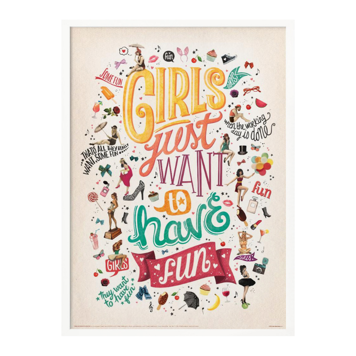Cuadro "Girls Just Want to Have Fun"