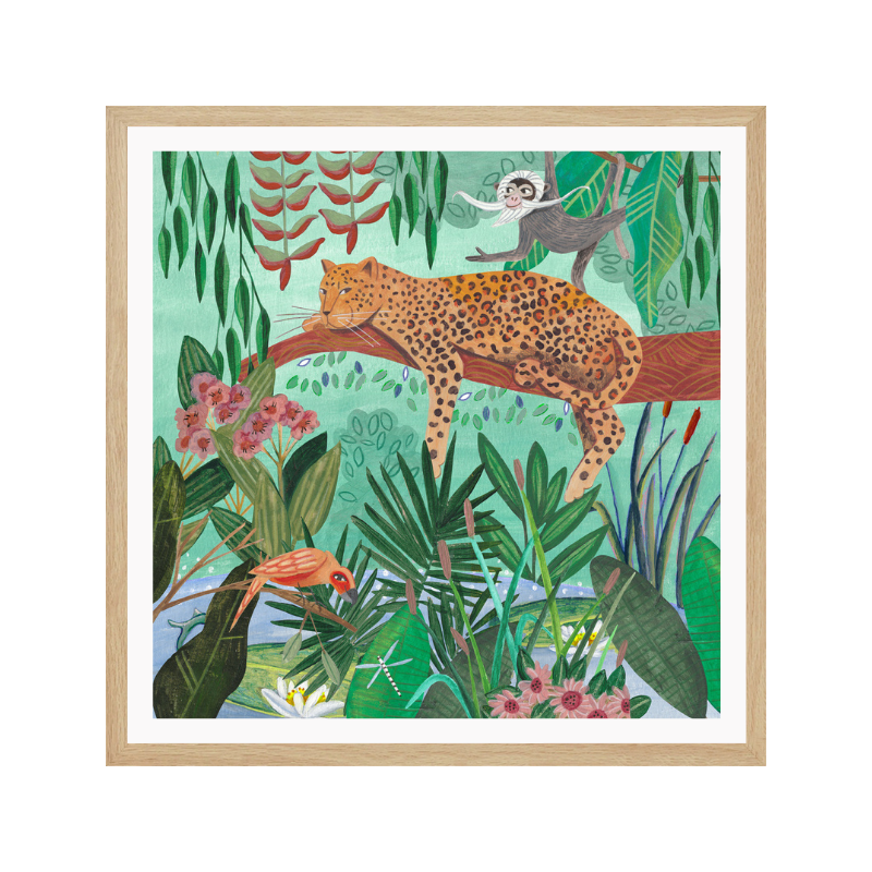 Cuadro "Leopard in the jungle"