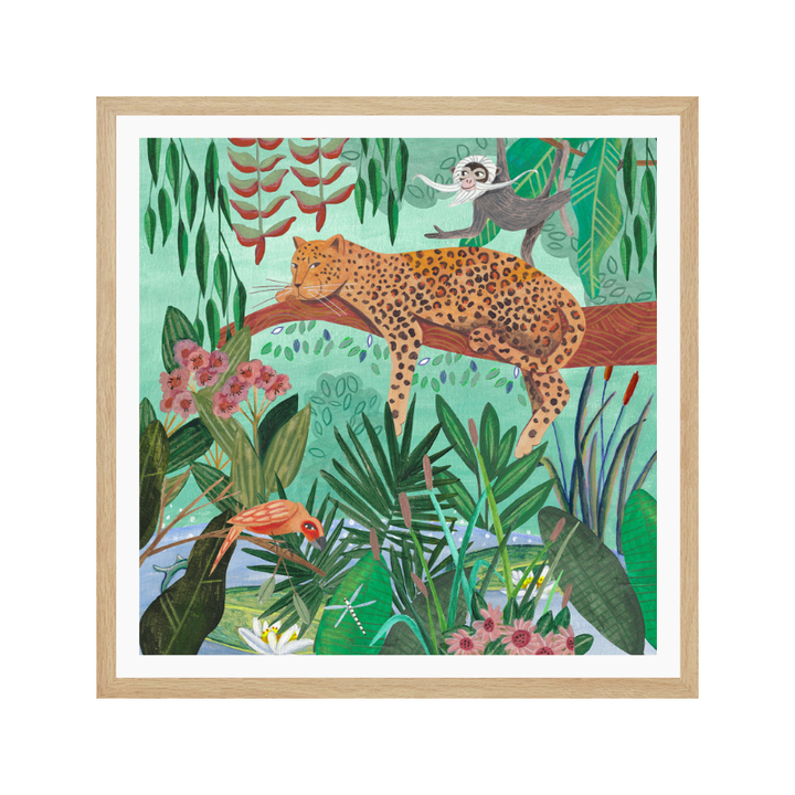 Cuadro "Leopard in the jungle"