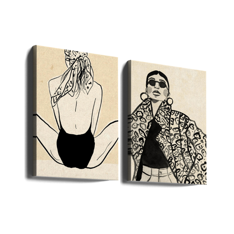 Set de cuadros "Beach Vibes"