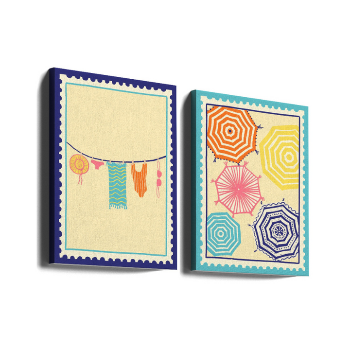 Set de cuadros "Beach Shades"