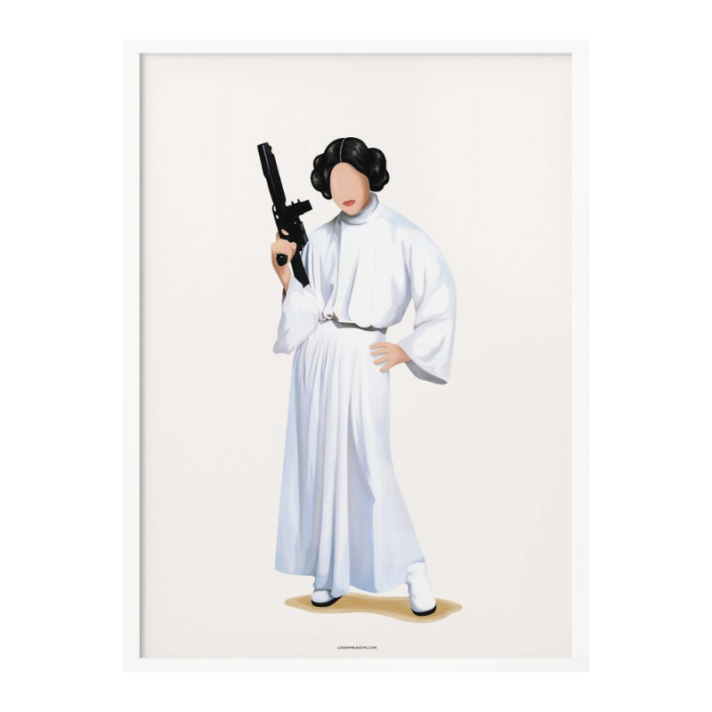 Cuadro "Princess Leia"