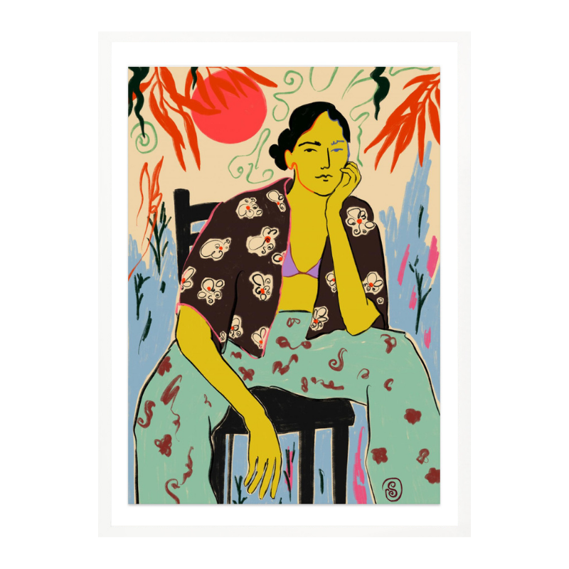 Cuadro "Sun and Waves"