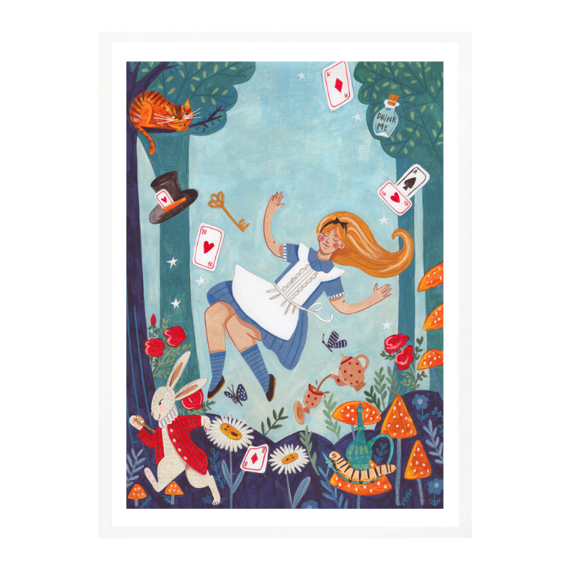 Cuadro "Alice in Wonderland"