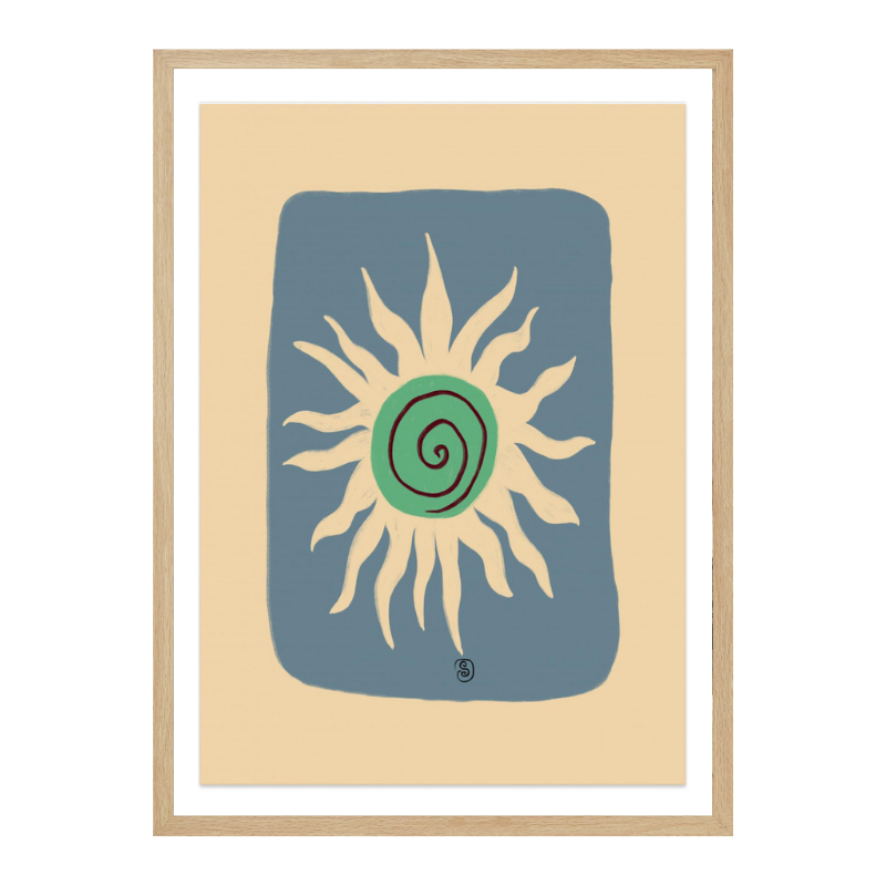 Cuadro "Sun Spiral Dance"