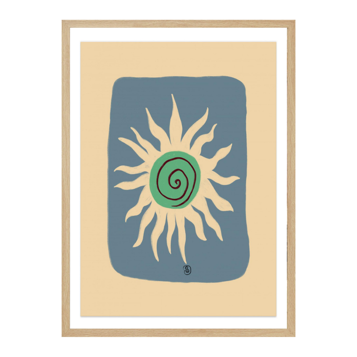 Cuadro "Sun Spiral Dance"