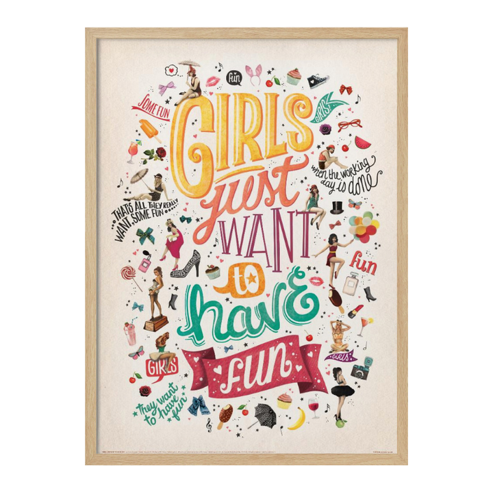 Cuadro "Girls Just Want to Have Fun"