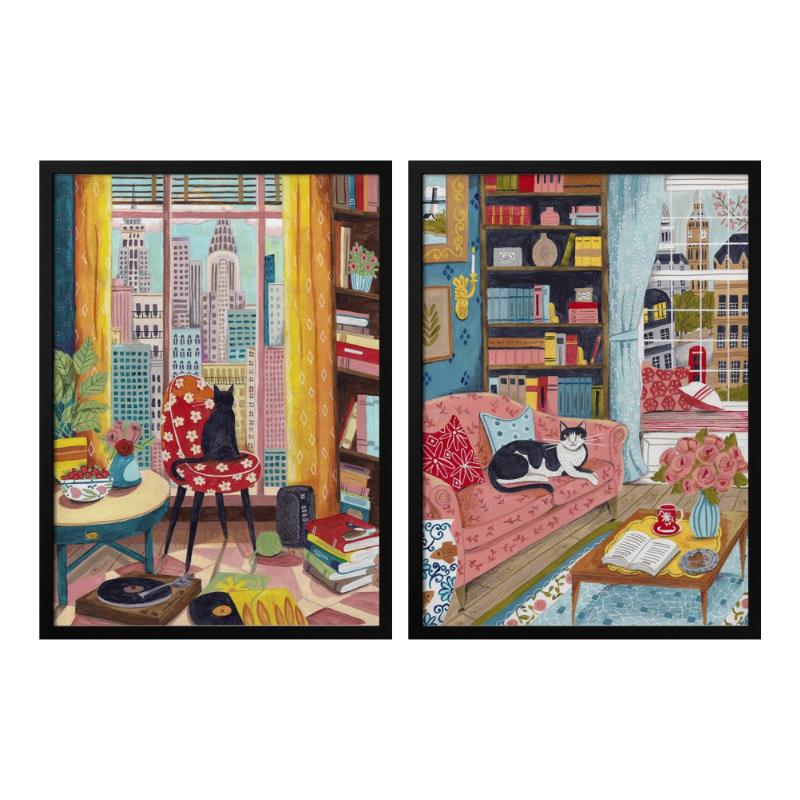 Set de cuadros "Cozy City Moments"