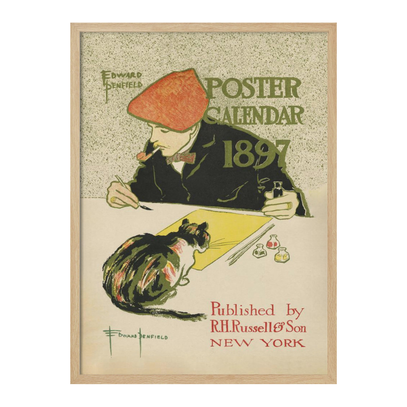 Cuadro "Edward Penfield Self Portrait"