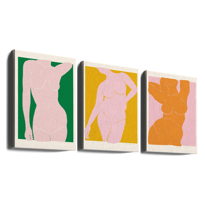 Set de cuadros "Pac Figure"