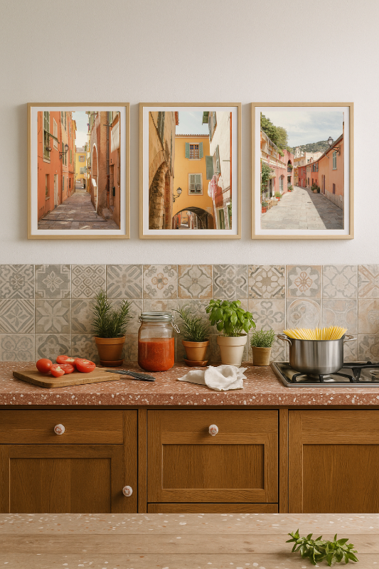 Cuadro "Streets of Menton"