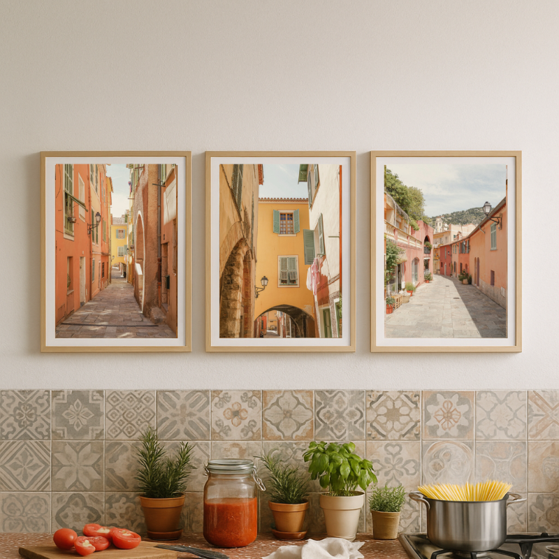 Cuadro "Streets of Menton"