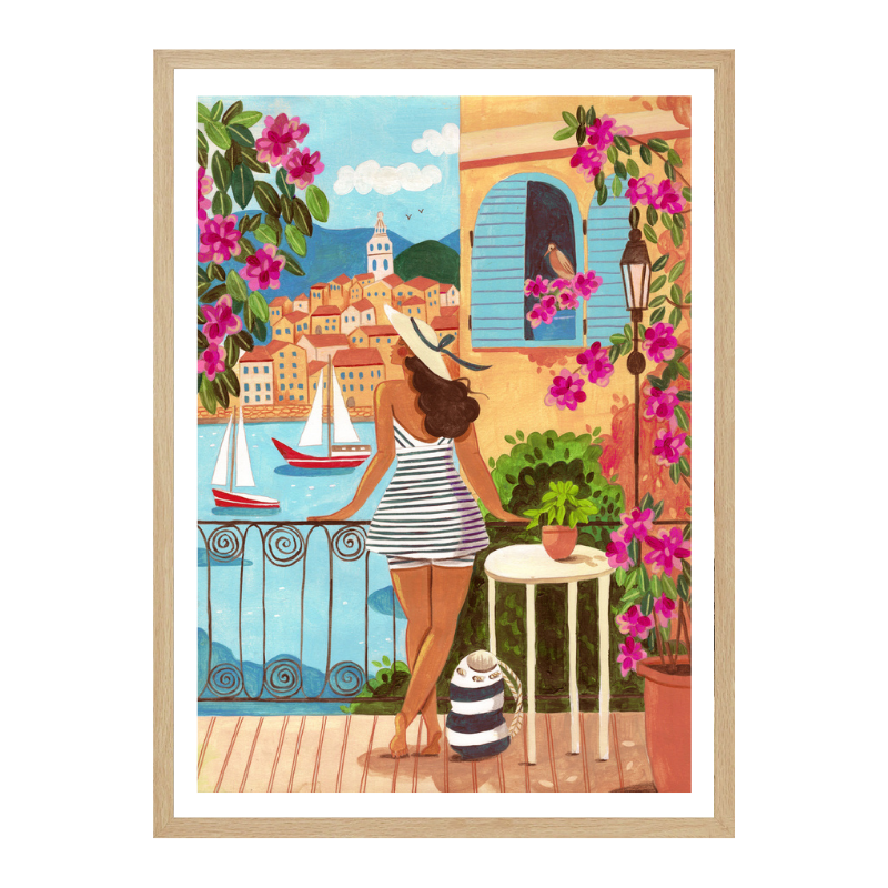 Cuadro "Woman in Saint-Tropez"