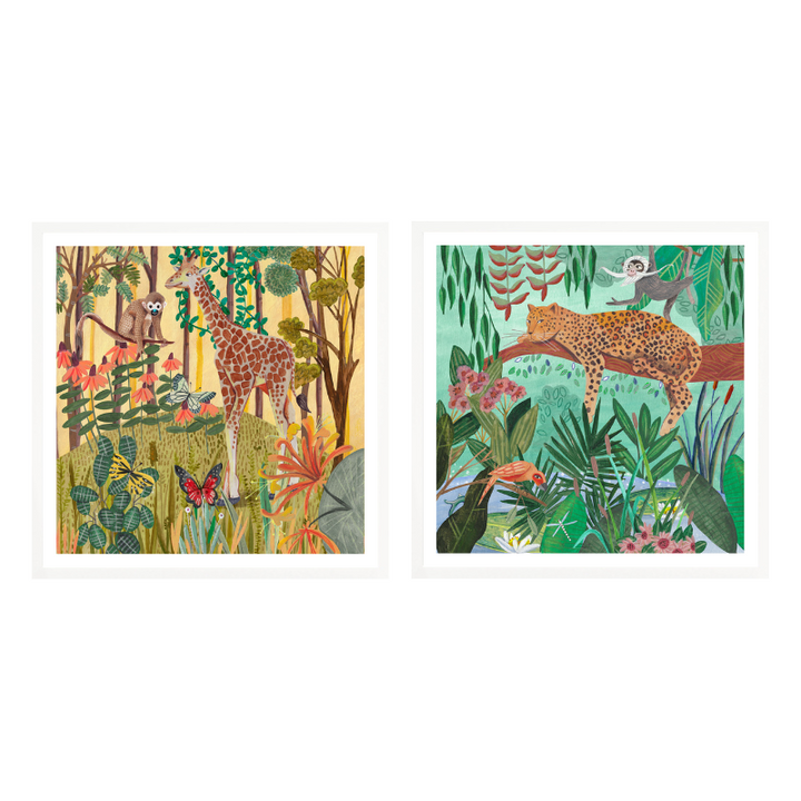 Set de cuadros "Jungle Friends"