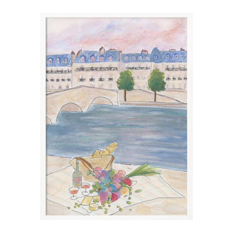 Cuadro "Paris Picnic At the Seine"