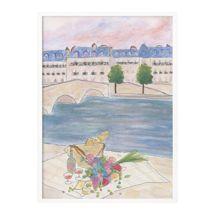Cuadro "Paris Picnic At the Seine"