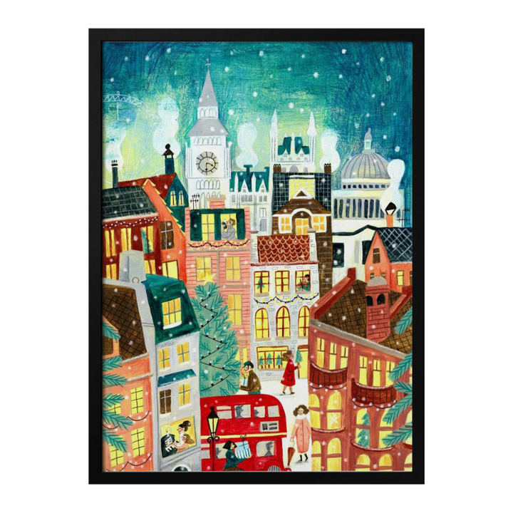 Cuadro "Christmas London in the snow"