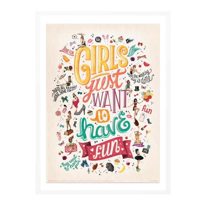 Cuadro "Girls Just Want to Have Fun"