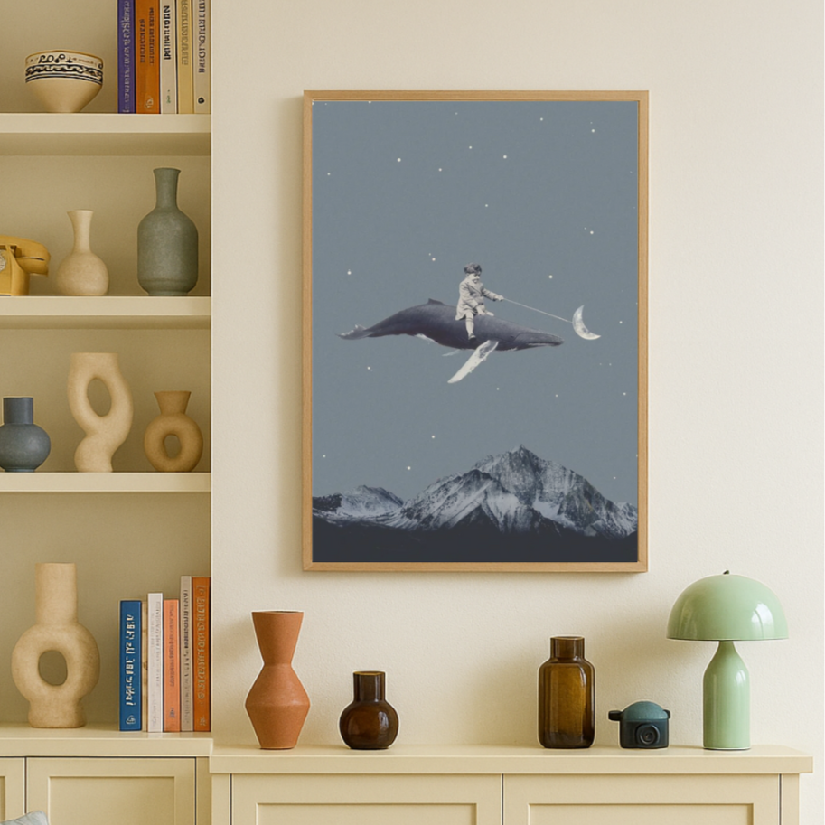 Cuadro "Aim for the moon"