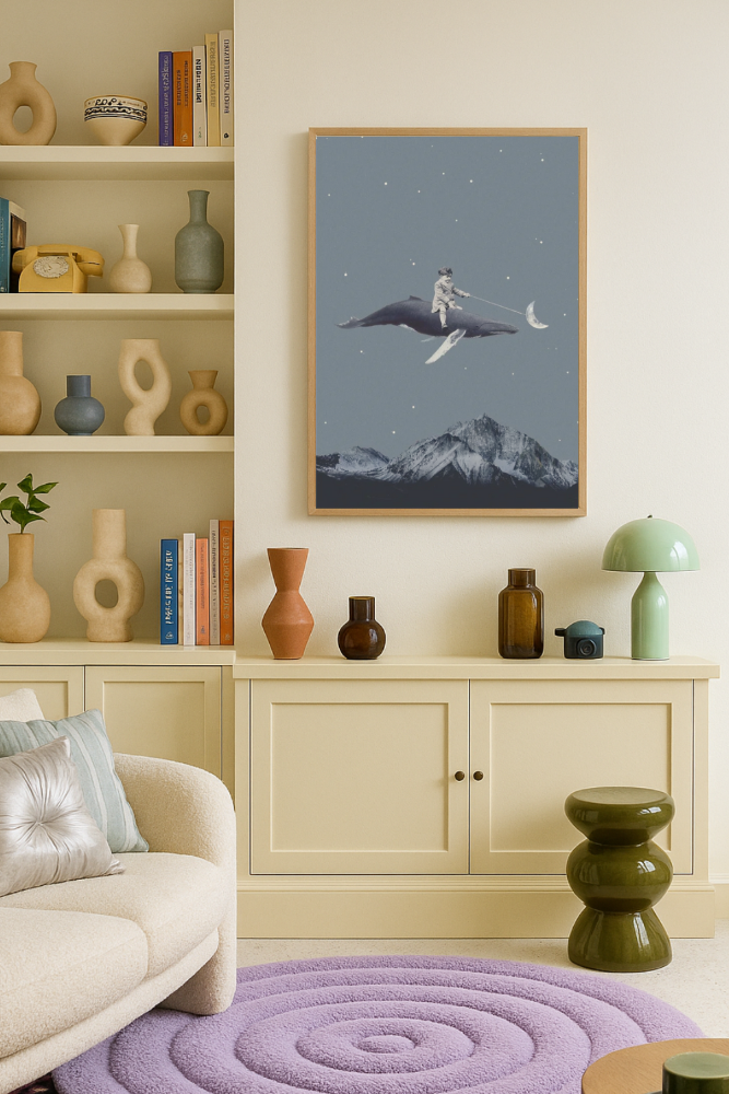 Cuadro "Aim for the moon"