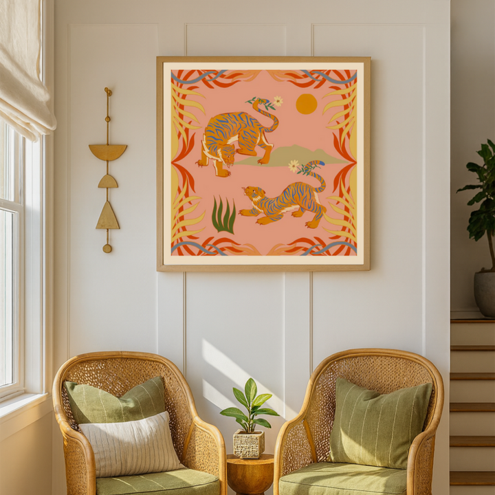 Cuadro "Rawring Playmates"