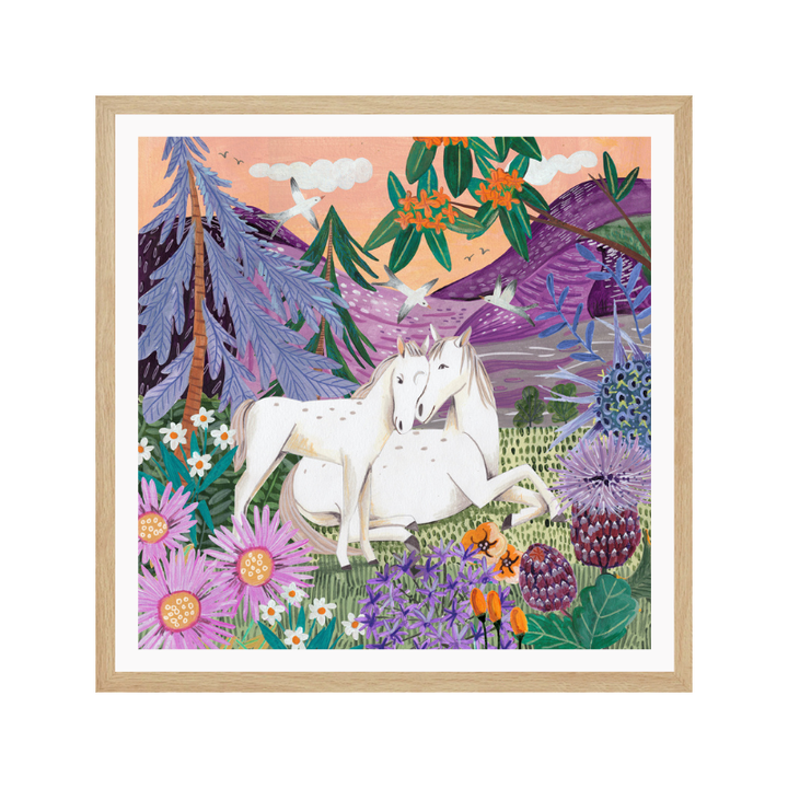 Cuadro "Horses in the Mountains"