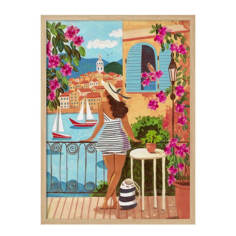 Cuadro "Woman in Saint-Tropez"