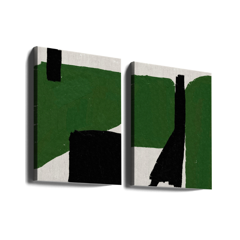 Set de cuadros "Abstract Terrain"