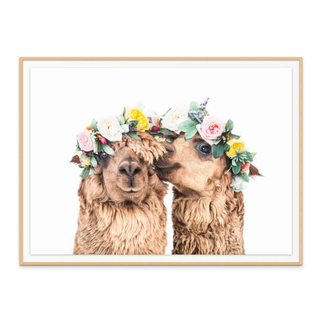 Cuadro "Boho Alpacas"