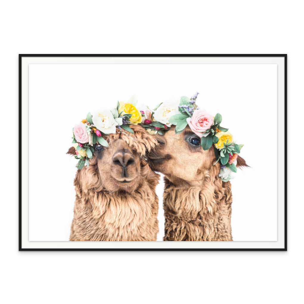Cuadro "Boho Alpacas"